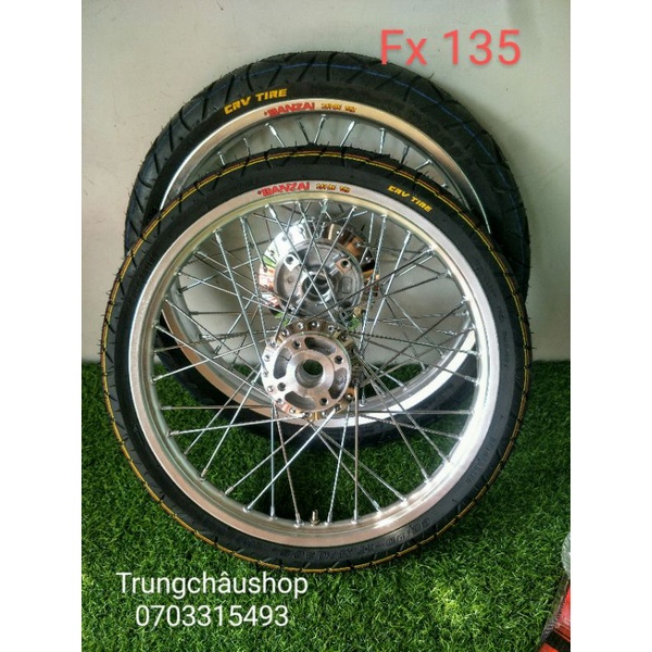 BÁNH CĂM EX 150,135 niền Banzai 1.4 1.6 nhập Thái Lan, vỏ kiểu BALZALEL l