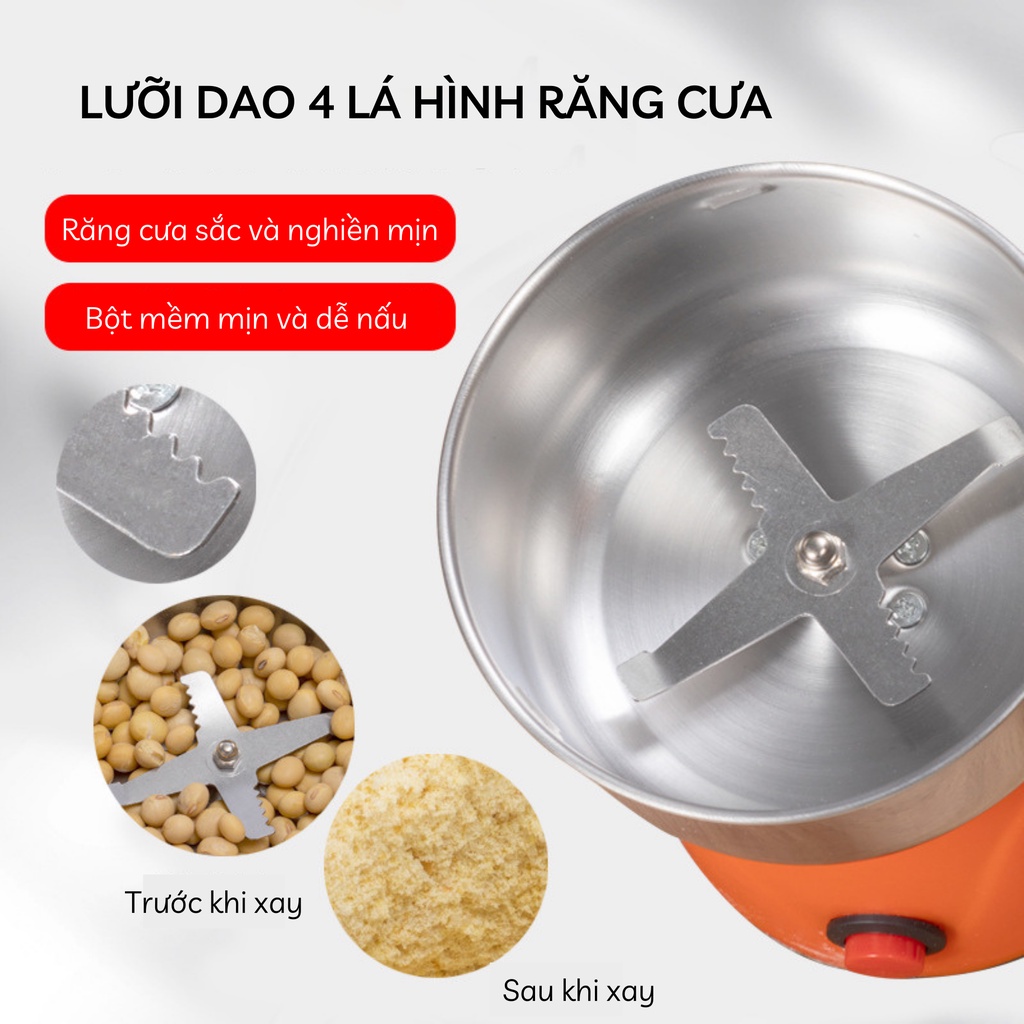 Máy Xay Tiêu, Máy Xay Hạt Cafe Hạt Ngũ Cốc tiện Lợi - Công suất 150W