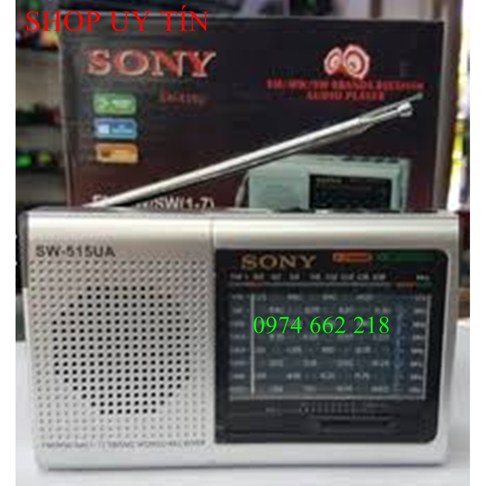 Đài radio chất lượng, đài SW 515 bắt FM & AM sóng cực khỏe có cổng USB thẻ &tặng ...