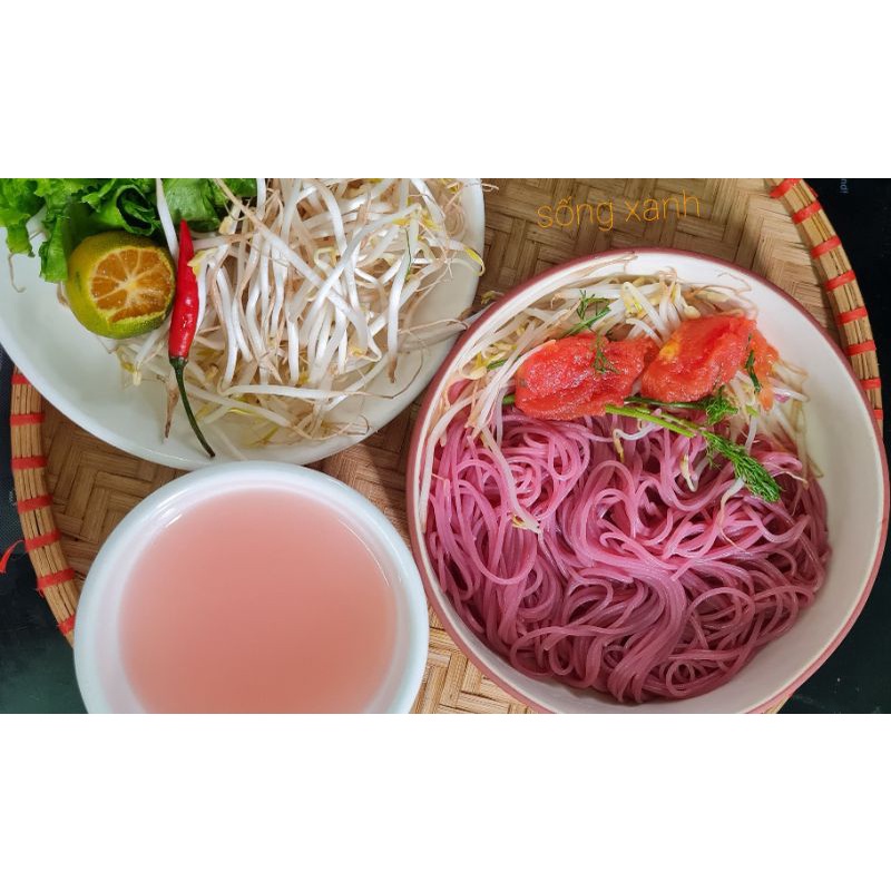 [NT Food] Bún gạo lứt củ dền ăn kiêng eatclean gói 500gr