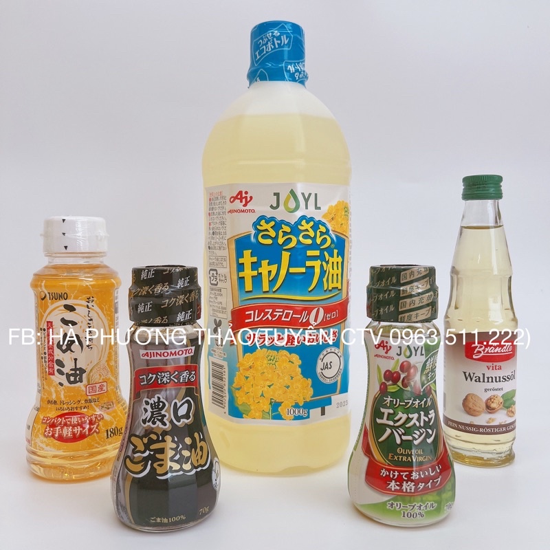 Dầu ăn dặm cho bé từ 6m+