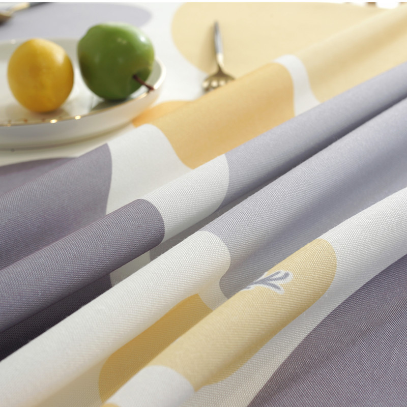 Khăn trải bàn hình chữ nhật họa tiết hình độc đáo chống thấm nước