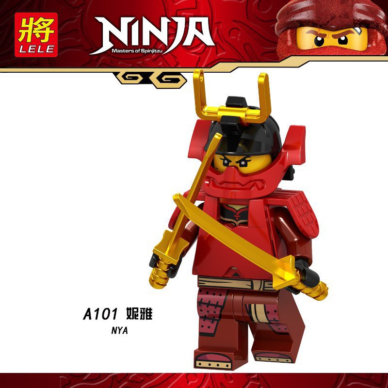 Minifigures Ninjago Các Nhân Vật Sự Phụ Wu Lloyd Nya Lele A098 A105