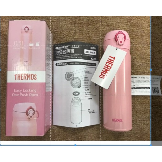 Thermos- Bình lưỡng tính 0.5L Hồng