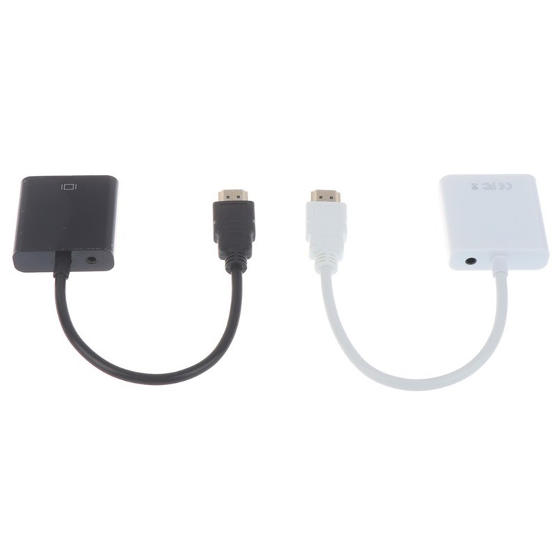Đầu Chuyển Đổi Từ Cổng Hdmi Sang Vga + Jack Âm Thanh 3.5mm Full Hd 1080p | BigBuy360 - bigbuy360.vn