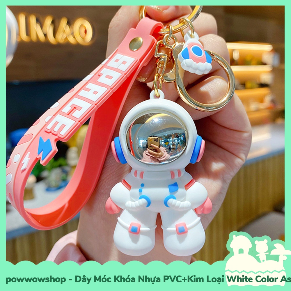 [Sẵn VN - Hỏa Tốc] Dây Móc Khóa Nhựa PVC Mẫu Phi Hành Gia Kiddy Astronaut Suit