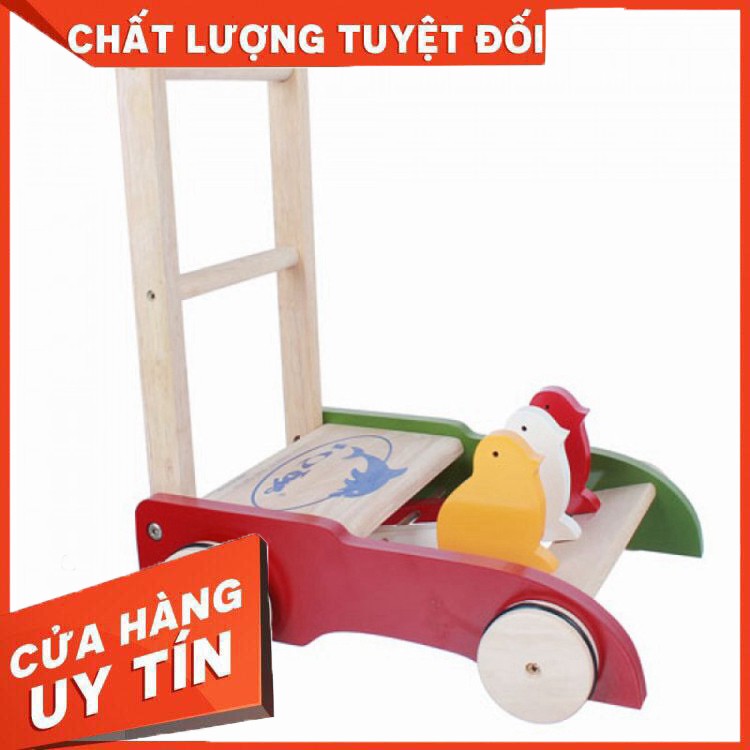 Xe tập đi IQ Toys hình con gà cho bé - Hàng nhập khẩu