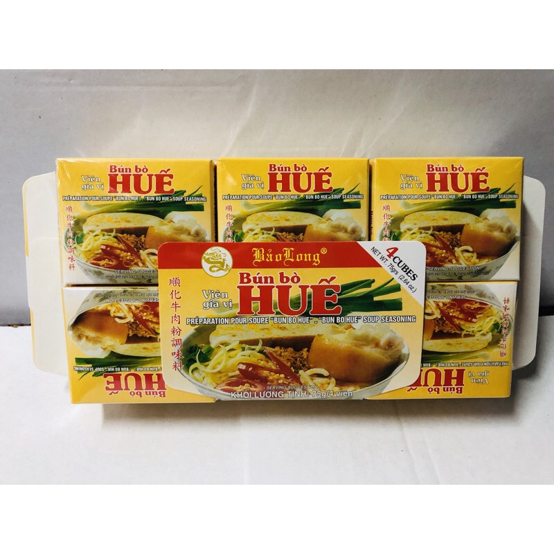 Viên súp Bún Bò Huế BẢO LONG ( 12 hộp )
