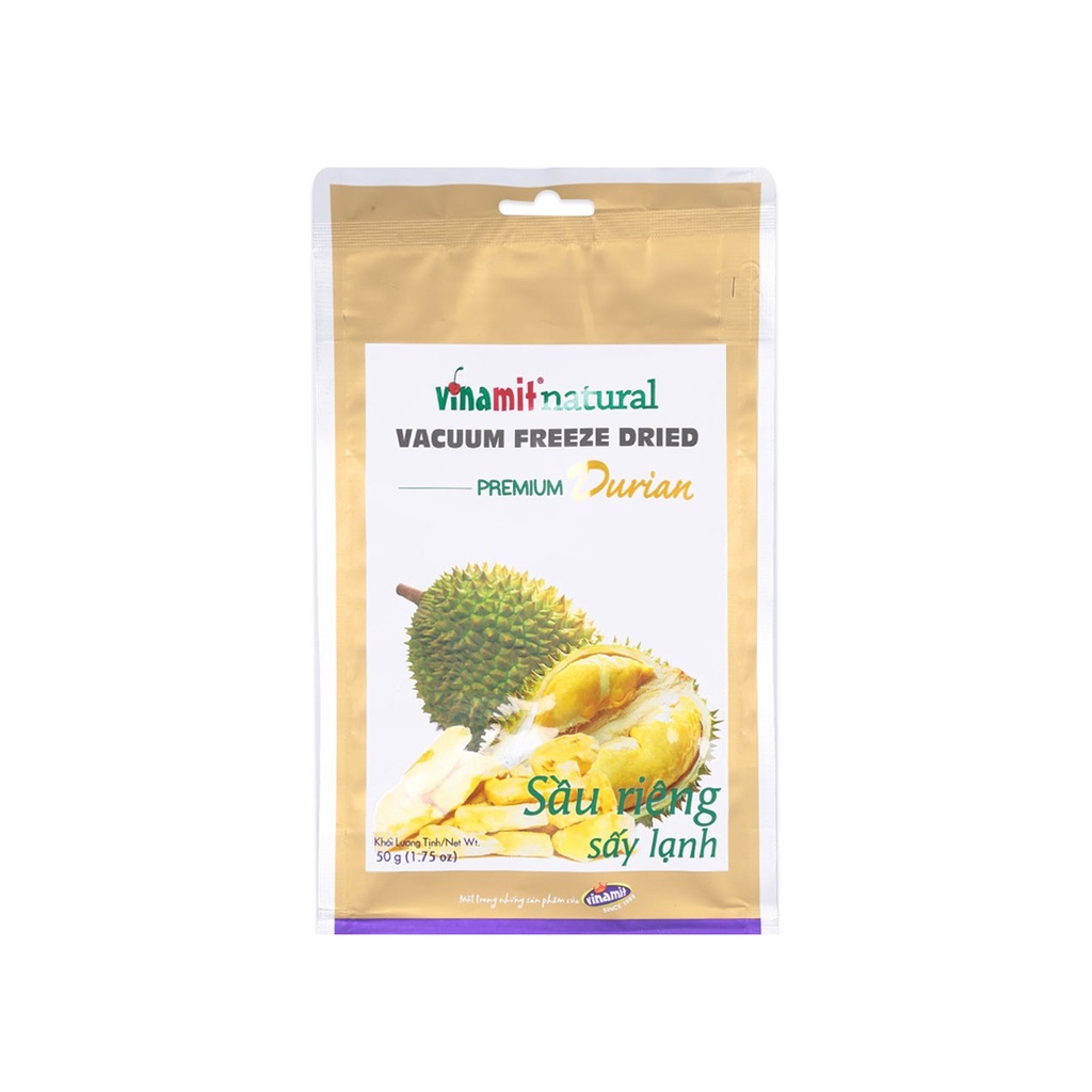 Sầu Riêng Sấy Lạnh Premium VINAMIT Gói 30g/50g/100g