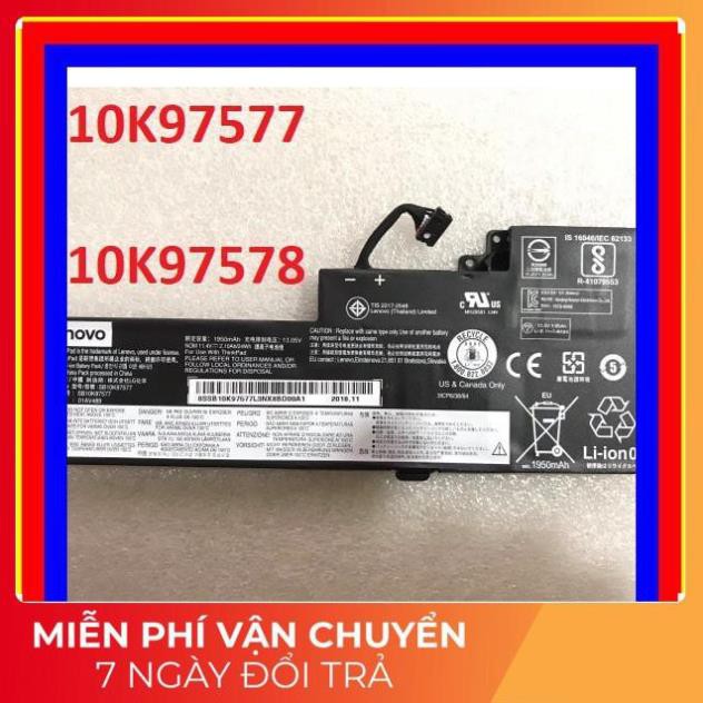 [Freeship toàn quốc từ 50K ]    Pin laptop lenovo ThinkPad T460 T470 T480 T570 a485 SB10K97577 SB10K97578 - 01av489