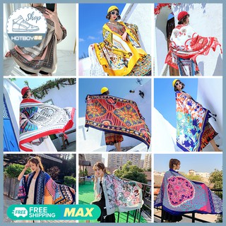 Khăn choàng boho thổ cẩm chống nắng thời trang du lịch tắm biển cho nữ