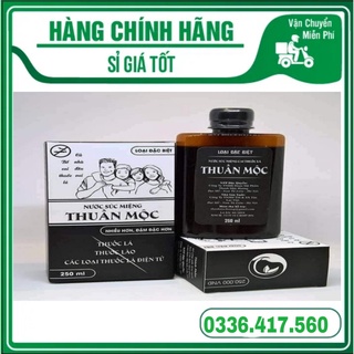 Nước súc miệng Thuần Mộc Cai thuốc lá thuốc lào Thanh Mộc Hương