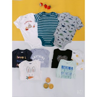HOT HOT HOT.... BODY CHÍP OLD NAVY SET 3 Body chíp ngắn tay OLD NAVY sơ sinh Cambo xuất xịn.