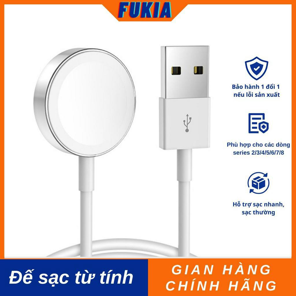 Đế sạc từ tính [hàng loại A] dành cho đồng hồ iWatch táo, đồng hồ thông minh 2/3/4/5/6 Fukia