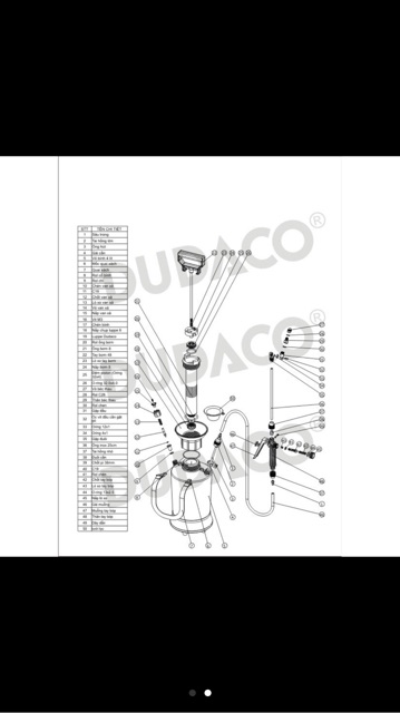 Bình xịt 4 lít Dudaco