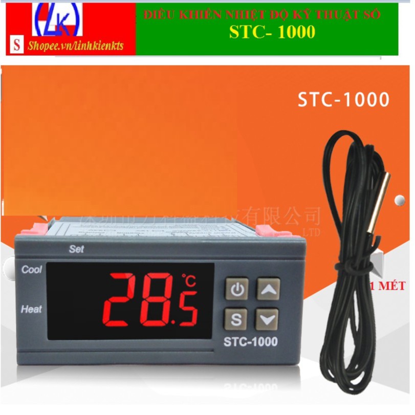 Bộ điều khiển nhiệt độ kỹ thuật số STC1000(sẵn hàng)