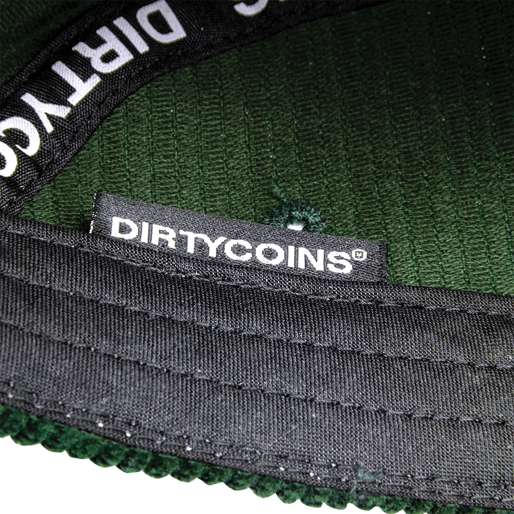 DirtyCoins Nón Corduroy 5 Panels Cap - Green