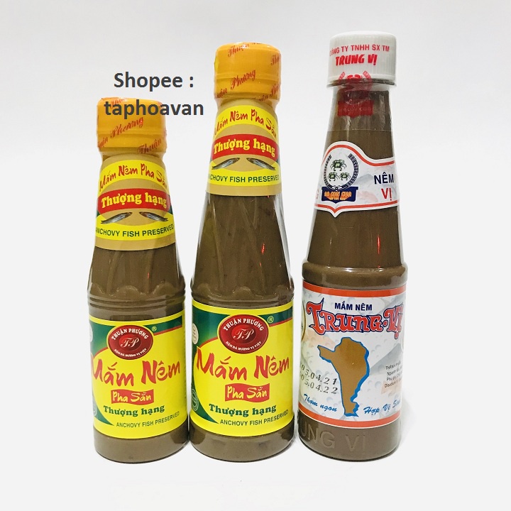 Mắm nêm chai pha sẵn và nguyên chất
