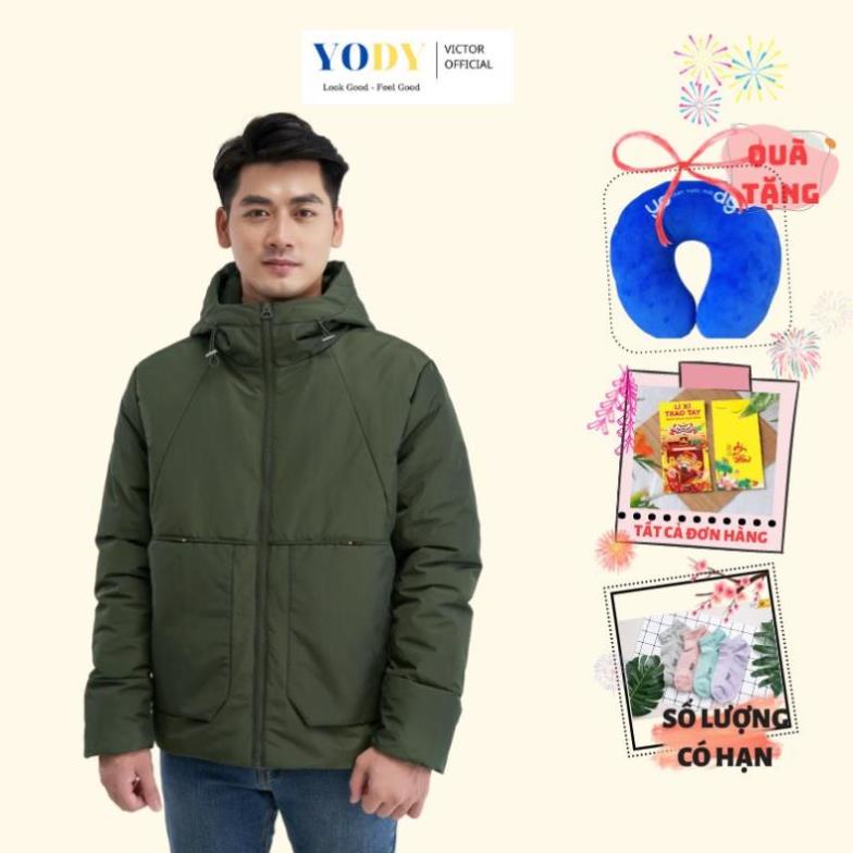 Áo Phao Nam YODY Có Mũ Siêu Ấm, Áo Khoác Nam Chống Thấm Nước Giữ Nhiệt Tốt PHM3002 ! ,