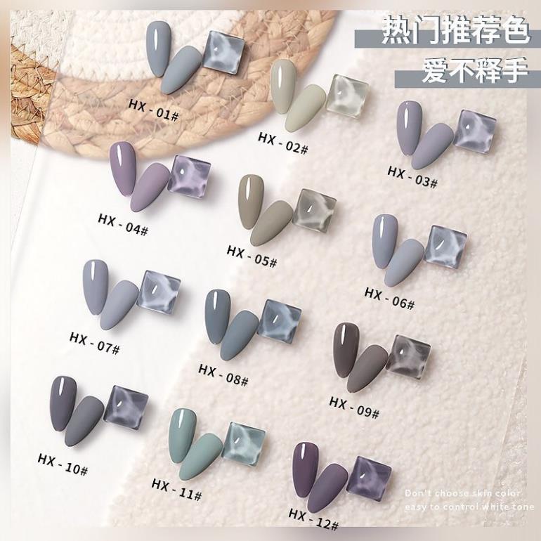 Sơn Gel AS vỏ đen Mã HX ( Cam Kết Chính Hãng - làm khô sơn gel bằng máy hơ uvled )