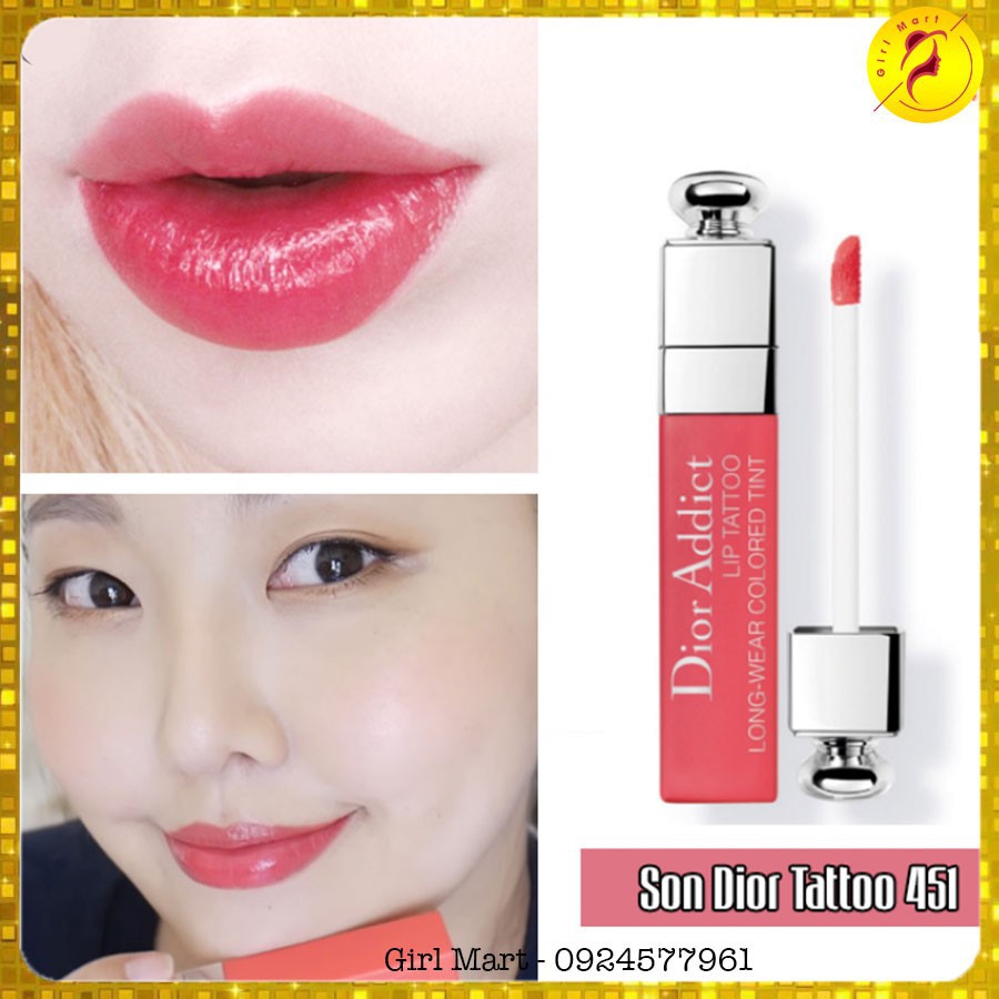 Dior Addict Lip Tattoo chính hãng mới nhất đáng mua nhất mọi thời đại - không có vỏ hộp