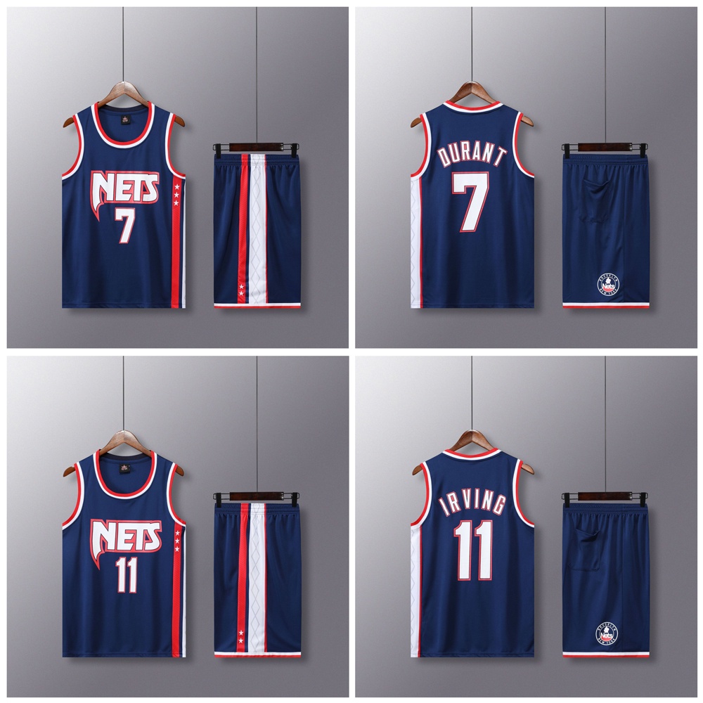 Bộ Đồng Phục Bóng Rổ 2022 Brooklyn Nets Irving Durant