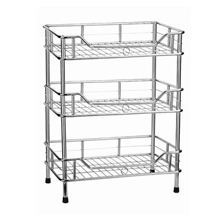 Kệ chén bát inox 3 tầng
