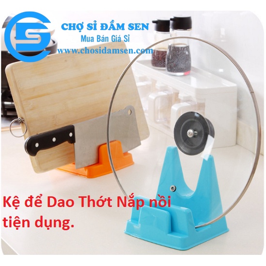 Khay gác nắp Vung Nồi, Dao Thớt, Muỗng đũa tiện dụng khi nấu ăn. Kệ gác Dao thớt nắp nồi tiện dụng G143-GacNapNo