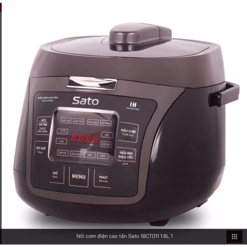 Nồi cơm điện tử Sato 18DT011 1.8L - Việt Nam
