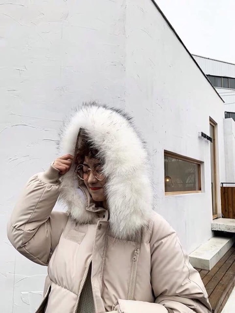 Áo phao cổ lông hottrend