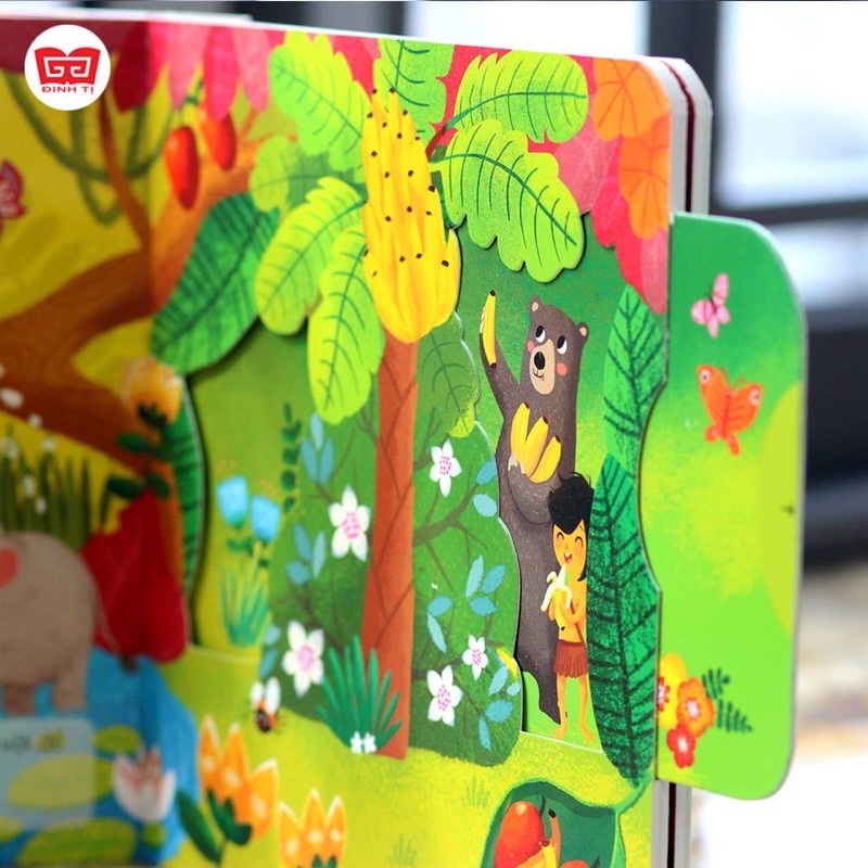 Sách -Chuyển Động :First Stories :The Jungle Book - Cậu Bé Rừng Xanh