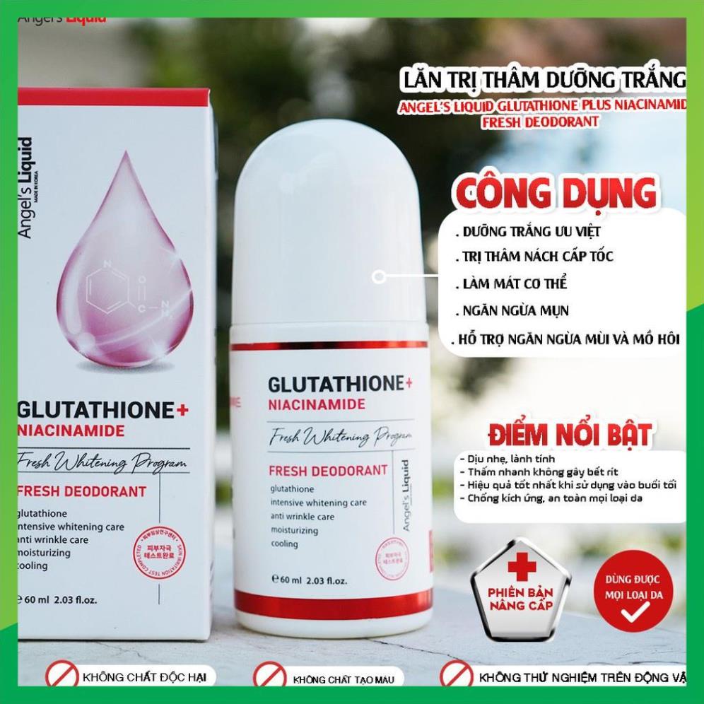 Lăn Khử Mùi Glutathione Ngăn Mùi, Dưỡng Trắng, Giảm Thâm Mẫu Mới_hanquocmypham2022