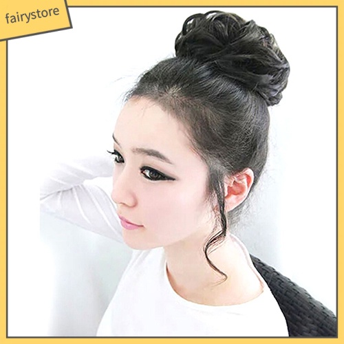 Búi Tóc Giả Xoăn Gợn Sóng Thời Trang Cho Nữ