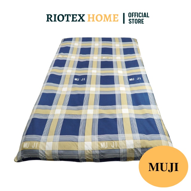 Áo Bọc Nệm Topper 2 Mặt RIOTEX Có Khóa Kéo, Kích Thước 1m/ 1.2m/ 1.4m/ 1.6m/ 1.8m