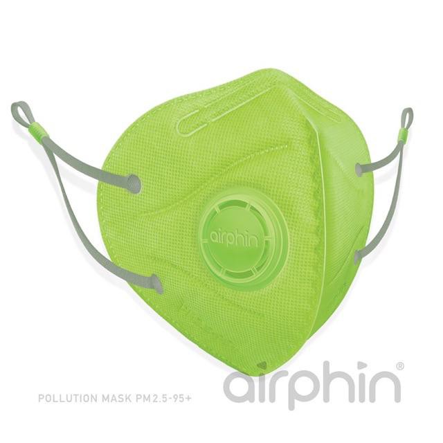 Khẩu trang vải tái sử dụng PM2.5 AIRPHIN- Van 1 chiều thoát khí- Không mờ kính- Lọc hơn 95% bụi mịn- Anti-Pollution Mask
