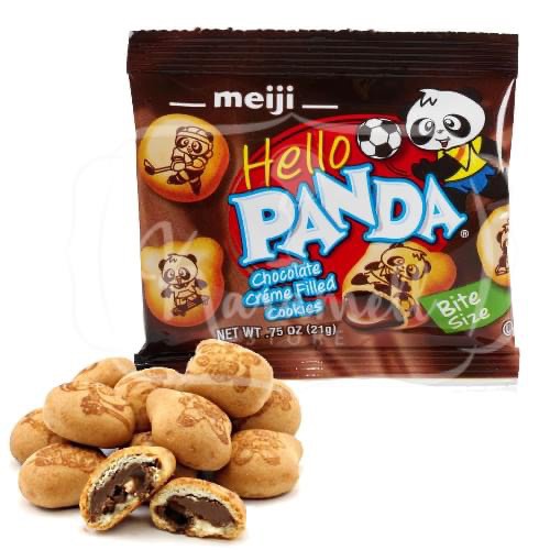 Bánh gấu nhân socola Meiji date 2023 Hello Panda Chocolate thùng 32 gói - EDS Hàng Mỹ