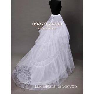 Tùng váy cưới có đuôi LB0002BW05