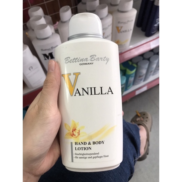 Sữa dưỡng thể Vanilla, cấp ẩm làm sáng mịn da,  nội địa Châu Âu, GGEU
