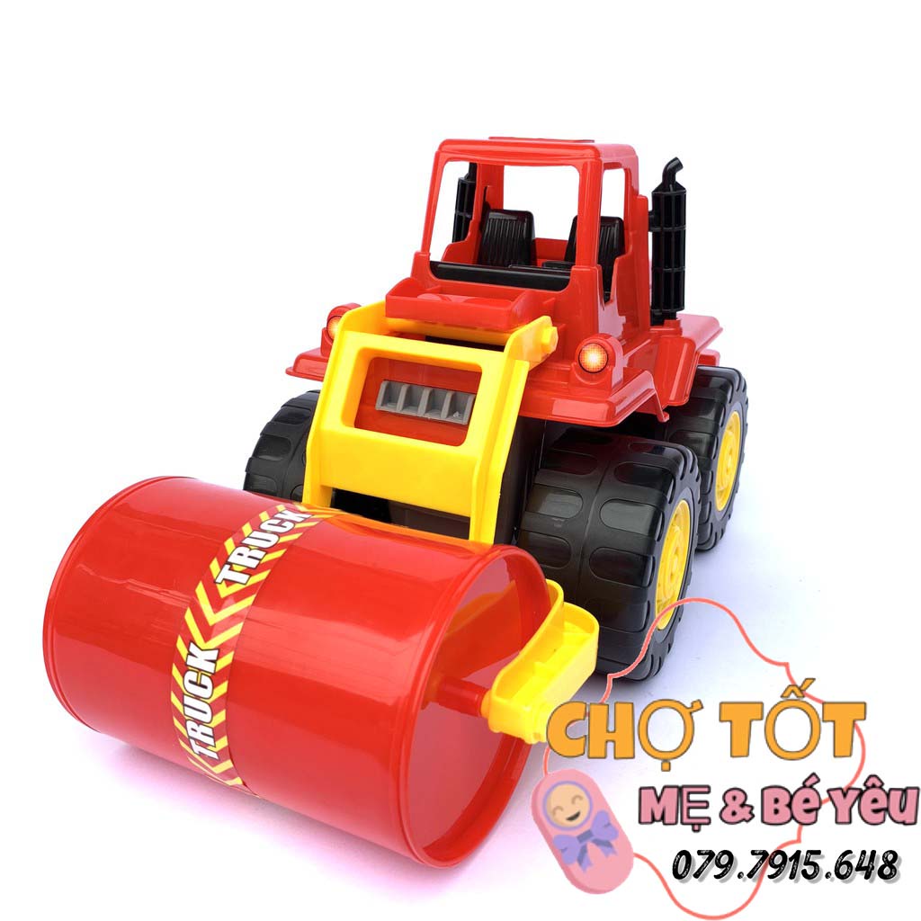 Đồ Chơi Mô Hình Xe Công Trình Siêu Trọng Tải Xe Lu Long Thủy Hàng Việt Nam