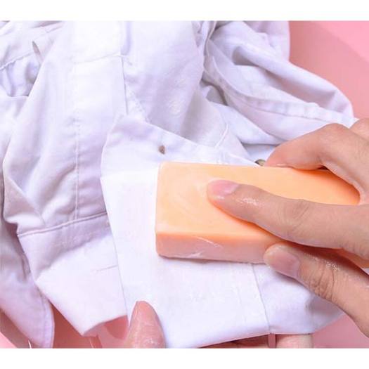 Xà phòng thanh giặt cổ áo, giặt giày hương cam và hương tự nhiên Sanada 100g nội địa Nhật Bản