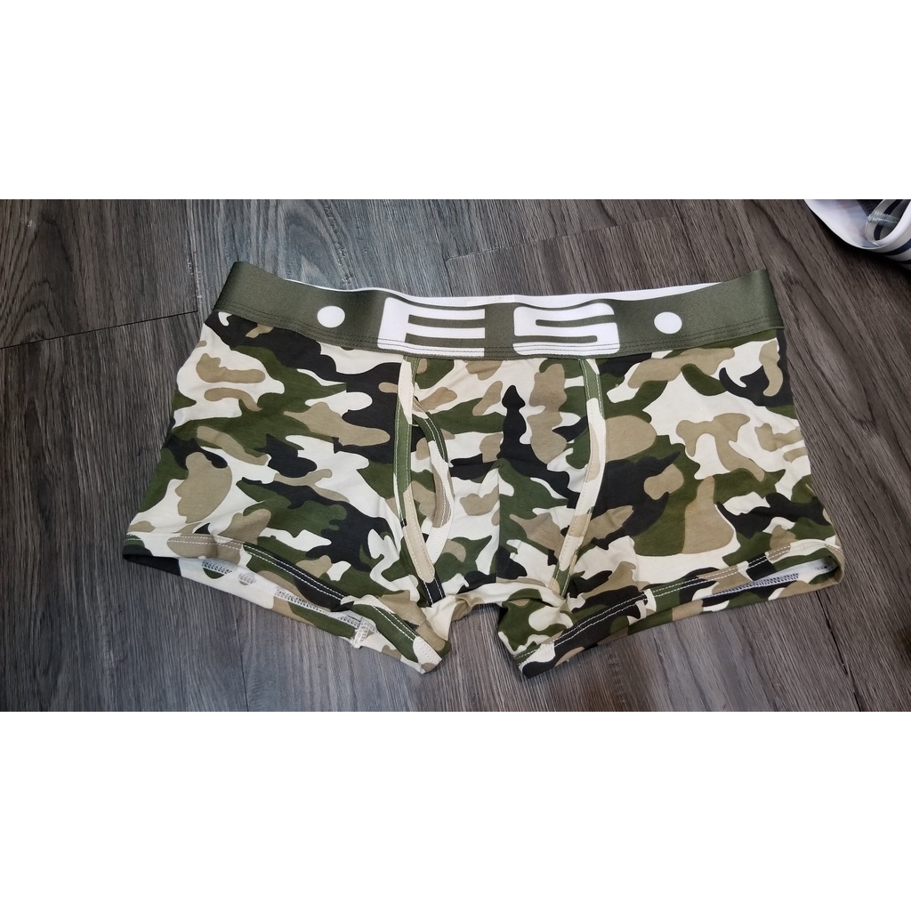 [free ship 50k + che tên đơn hàng] QUẦN LÓT NAM BOXER COTTON ES CAO CẤP  (HÌNH THẬT)