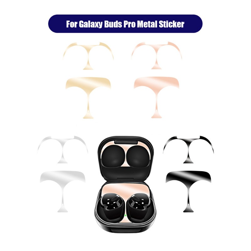 Miếng Dán Kim Loại Siêu Mỏng Chống Bụi Cho Galaxy Buds Pro