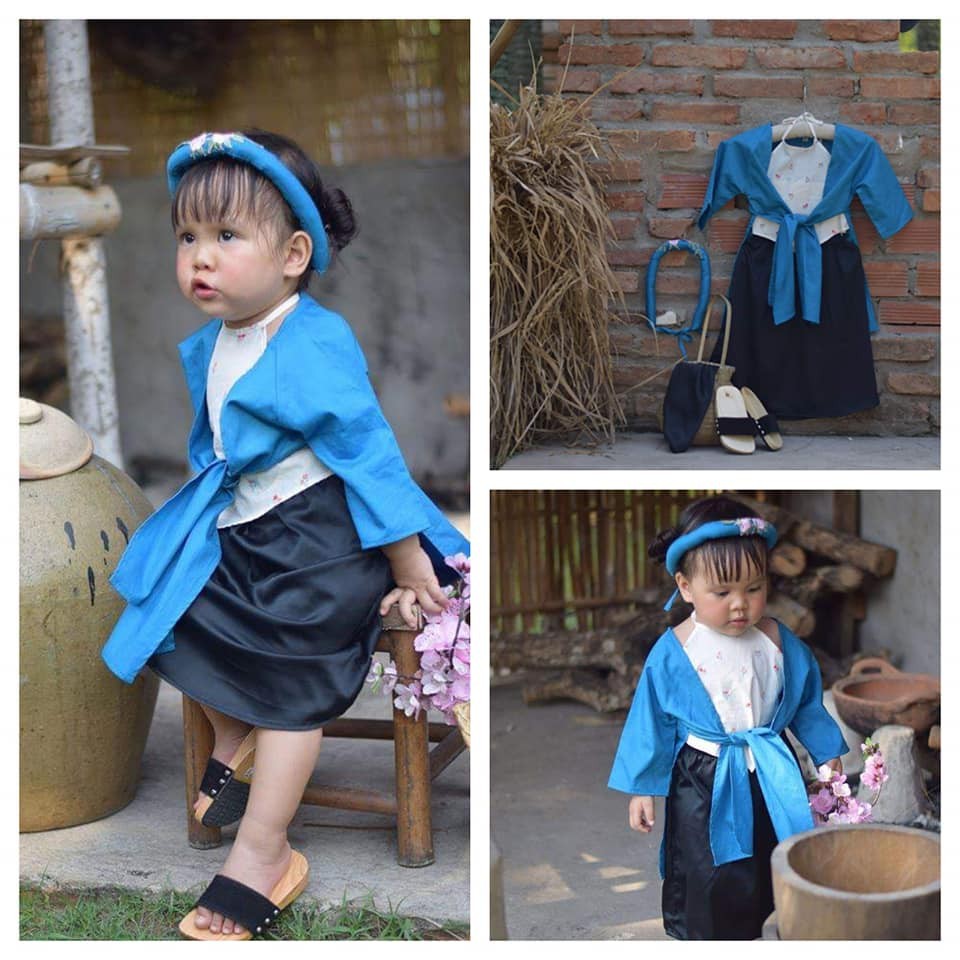 Bộ tứ thân - Yếm đào Bé gái