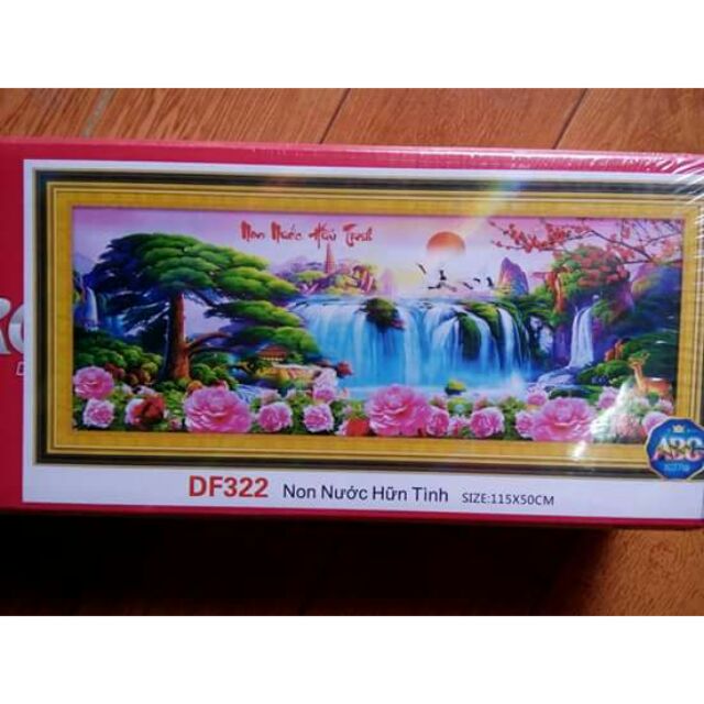 Tranh gắn đá Non nước hữu tình