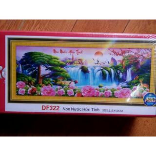 Tranh gắn đá Non nước hữu tình
