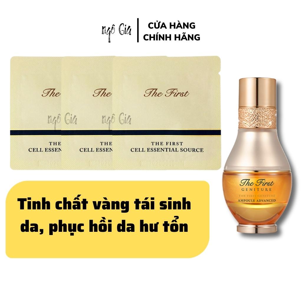 Gói tinh chất vàng tái sinh, phục hồi da hư tổn Ohui The first - The First Ampoule Advanced