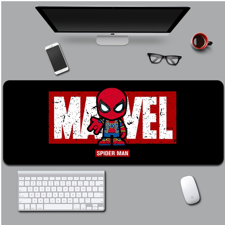 Miếng Lót Chuột Lớn Marvel Kích Thước 80x30cm Decor Trò Chơi Máy Tính Văn Phòng