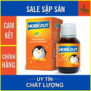 Siro HoBezut - Giúp Bổ Phế, Giảm Ho Khan, Làm Ấm Đường Hô Hấp - Chai 110ml - Top1pharmacy Ho bezut