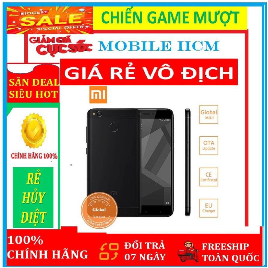 điện thoại Xiaomi Redmi Note 4X mới 2sim Ram 3G/32G, chơi game mượt, có Tiếng Việt sẵn