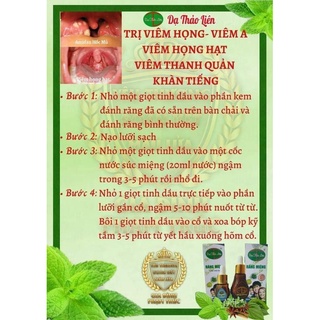 Tinh dầu răng miệng Dạ Thảo Liên (5Ml)